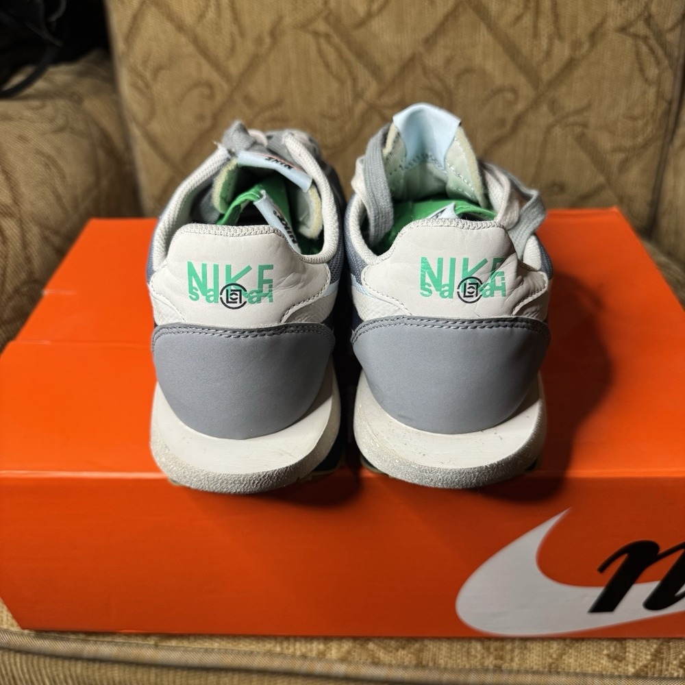 Nike LD Waffle Sacai Clot Kiss Of Death 2 Cool Grey Men's Size 10 DH3114-001 EUC - Picture 6 of 9